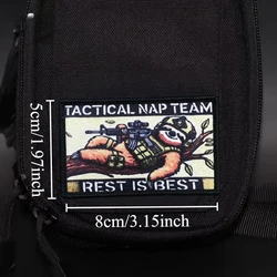Parche táctico velcro adhesivo para chaleco y mochila