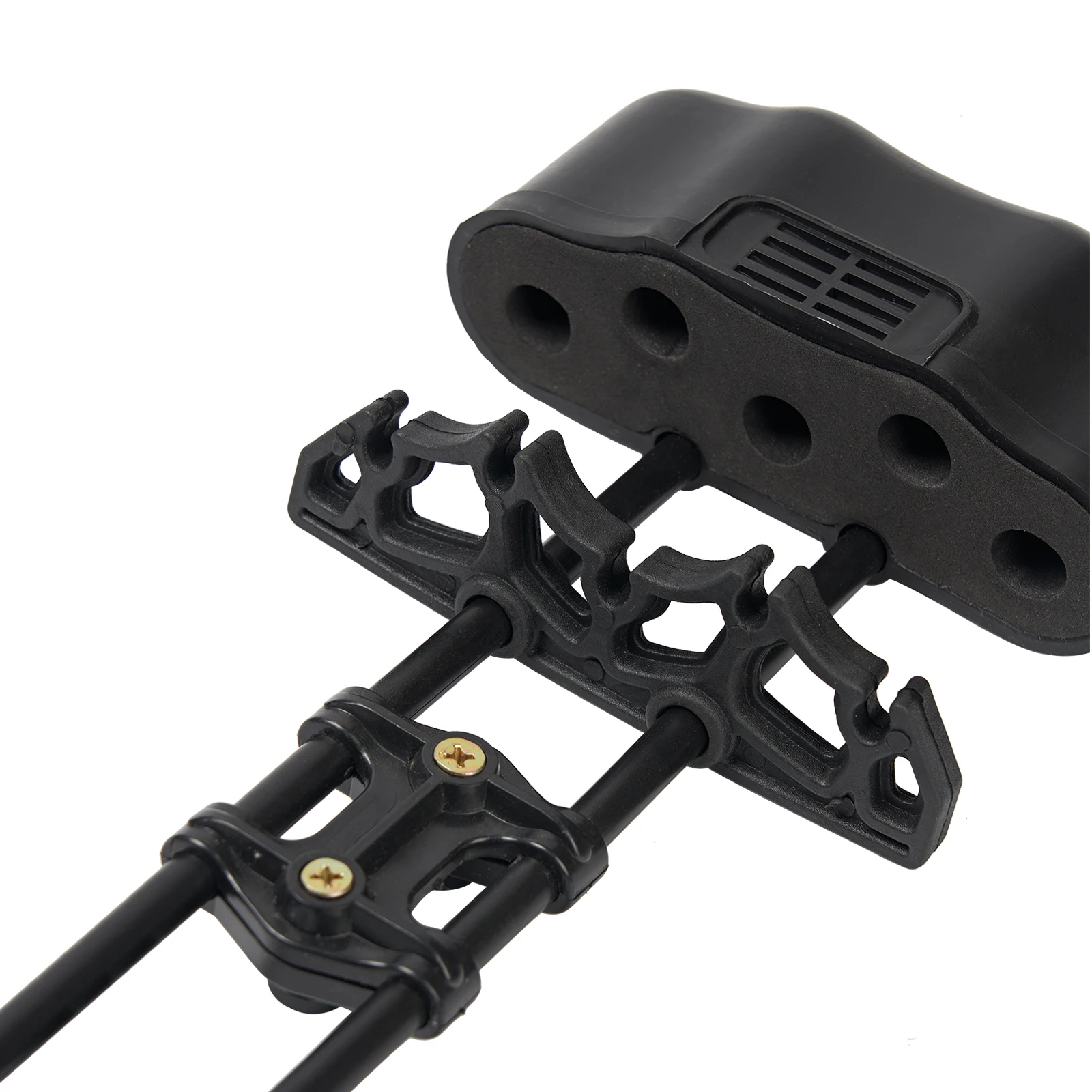 Equipo al aire libre Arco de tiro con arco de 5 flechas Carcaj de caza compacto Montaje de bloqueo rápido - imagen 2