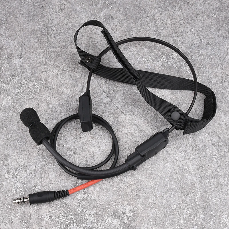 Auriculares conducción ósea Airsoft WADSN MH180 Kenwood U94 PTT - imagen 4