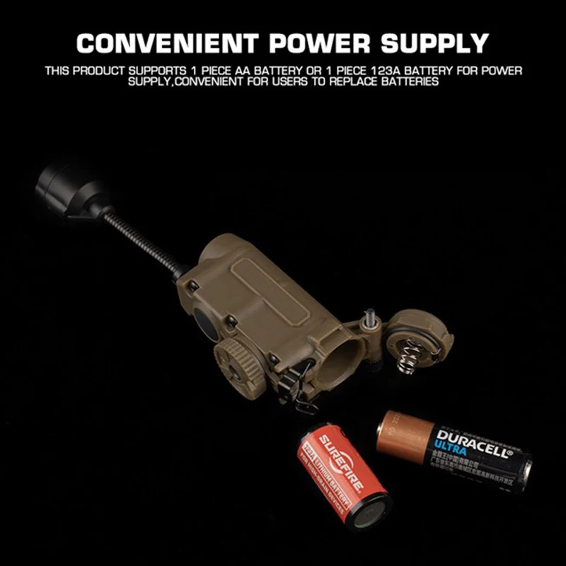 Luz estroboscópica táctica, identificación de cabeza infrarroja, luz para amigos o enemigos, pista para casco rápido, luz para casco multiusos Sidewinder - imagen 4