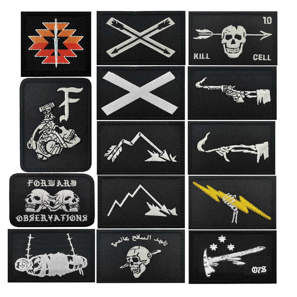 Parche bordado Black Canyon mago – Emblema táctico velcro