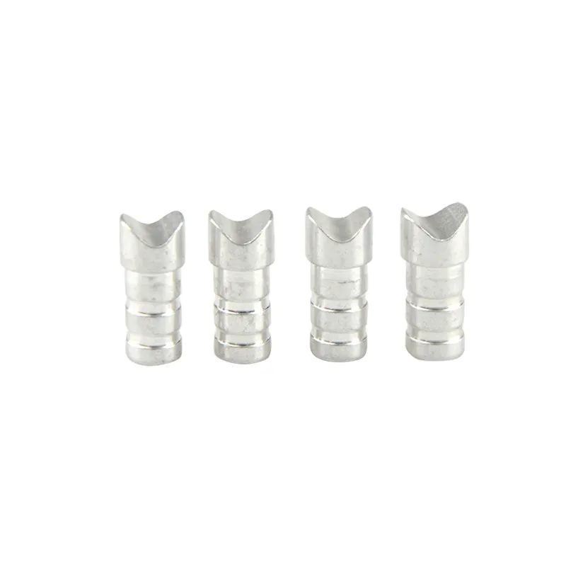 Flecha de Ballesta de aluminio para tiro con arco, Media Luna, colas, herramientas de bricolaje, se ajustan a ejes ID7.6mm, accesorios de entrenamiento de tiro, 24/50 Uds. - imagen 3