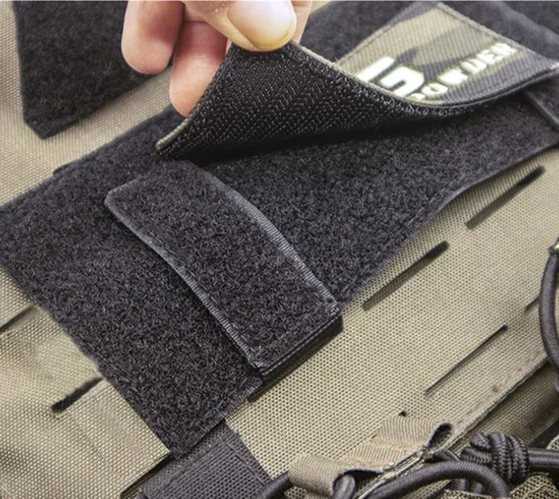 Adaptador de gancho y bucle de panel Molle: almohadilla de insignia universal de 7,5x3 pulgadas para mochilas/chalecos (montaje de parche DIY sin costura) - imagen 2