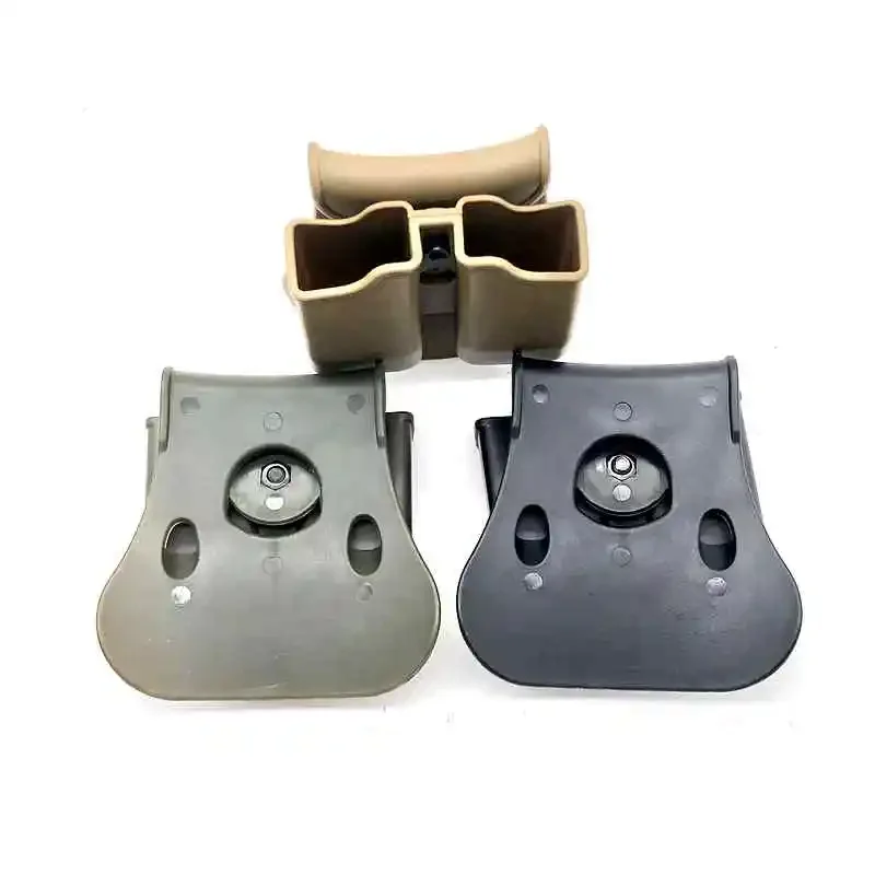 Portarrollos doble Universal 9mm.40 Mag funda para Glock 17 Beretta M9 M92 USP Paddle Magazine bolsa - imagen 3