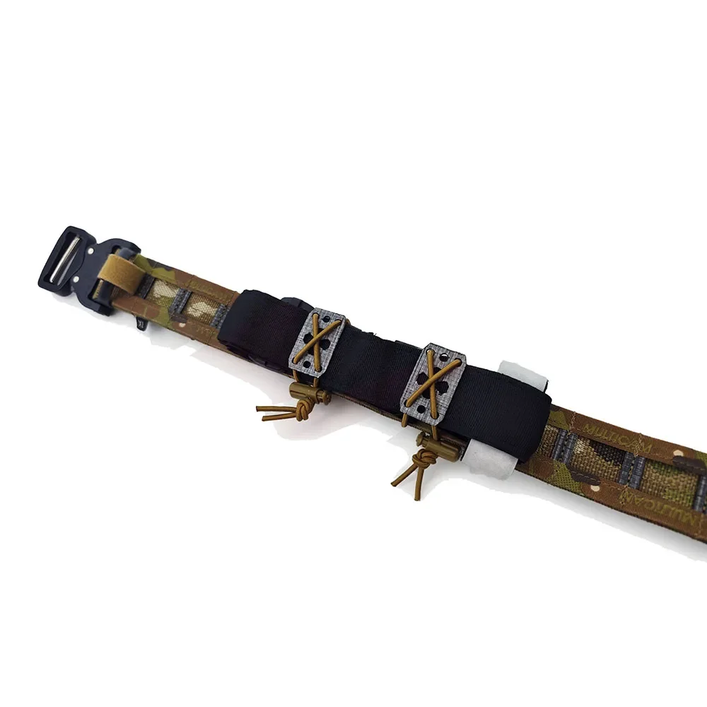 Soporte de placa fija PTT de comunicación táctica, hebilla fija de cuerda elástica Tegris importada, 1 par - imagen 5