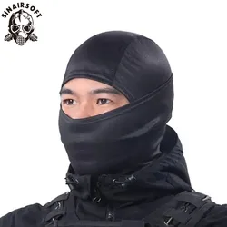 SINAIRSOFT pasamontañas de camuflaje táctico máscara facial completa Airsoft ciclismo bicicleta senderismo máscara puerto sombrero caza cabeza equipo