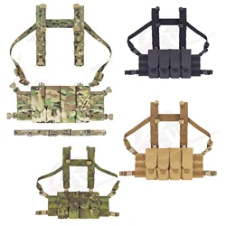 Portacargadores táctico magnético pecho MOLLE – 5.56/7.62/5.45