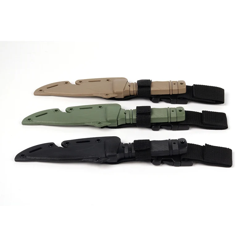 Entrenamiento 1:1 táctico Airsoft cuchillo de goma artes marciales CS Cosplay Halloween cuchillos blandos daga modelo regalo CS Cosplay - imagen 5