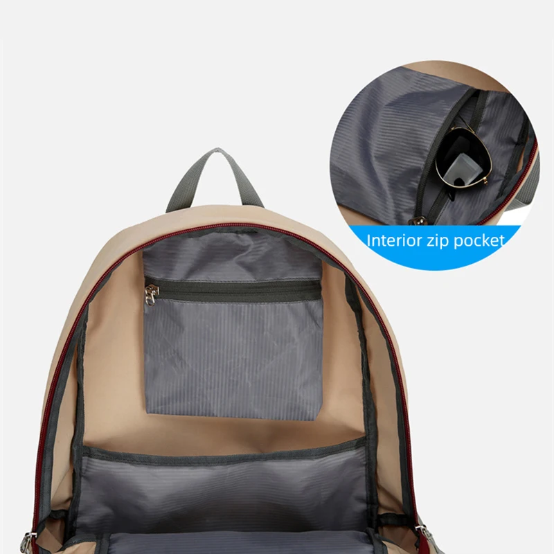 Mochila para acampar, mochila de viaje para senderismo, ligera, para escalada al aire libre, ciclismo, bolsas plegables, mochila grande para equipaje deportivo para ordenador portátil - imagen 5