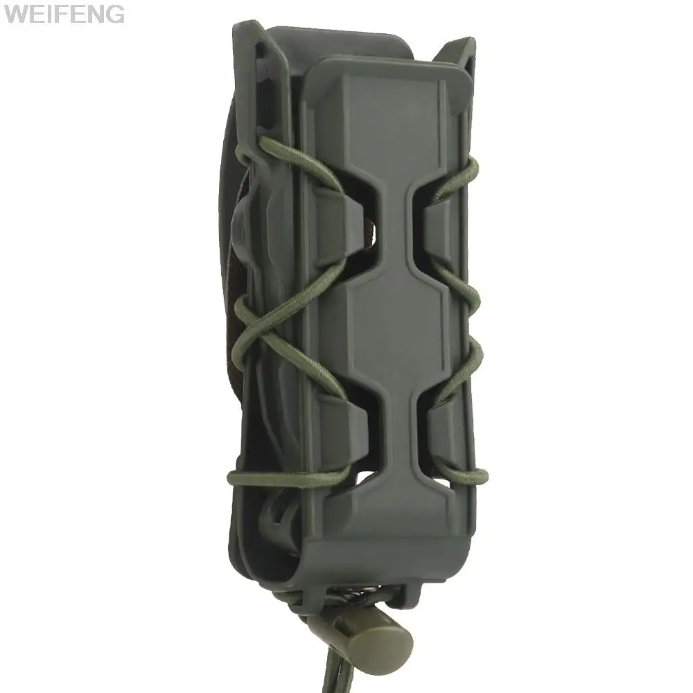 Bolsa táctica Molle de 9mm para revistas, Funda Universal para pistola única, linterna, cuchillo, accesorios de caza y Tiro - imagen 4