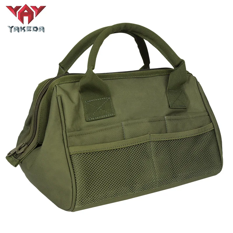 YAKEDA-Bolso táctico de nailon 600D para hombre, bolsa de almacenamiento multifuncional de gran capacidad para deportes al aire libre, Fitness, gimnasio, viajes, senderismo - imagen 2