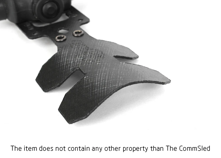 PEW TACTICAL AXL STYLE commled Universal PTT Molle Mount para U94 TEA Invisio10/20 CURV Material - imagen 5