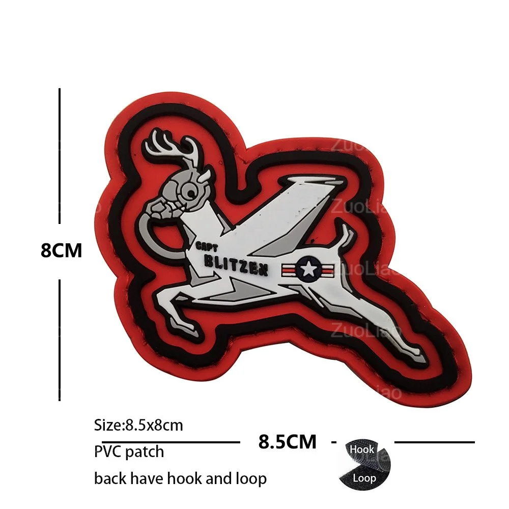 Brazalete para el pecho táctico de entrenamiento Crossfit de gran tamaño, bolsa para acampar al aire libre, parche de goma suave de PVC con parche de gancho para mochila - imagen 5