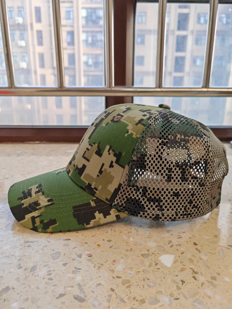 Gorra de béisbol empalmada de malla transpirable para deportes al aire libre - imagen 4