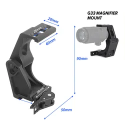 UNITY Fast FTC montaje óptico elevador alcance montaje para 551 552 553 558 holográfico punto rojo vista G33 G43 G45 lupa mira telescópica