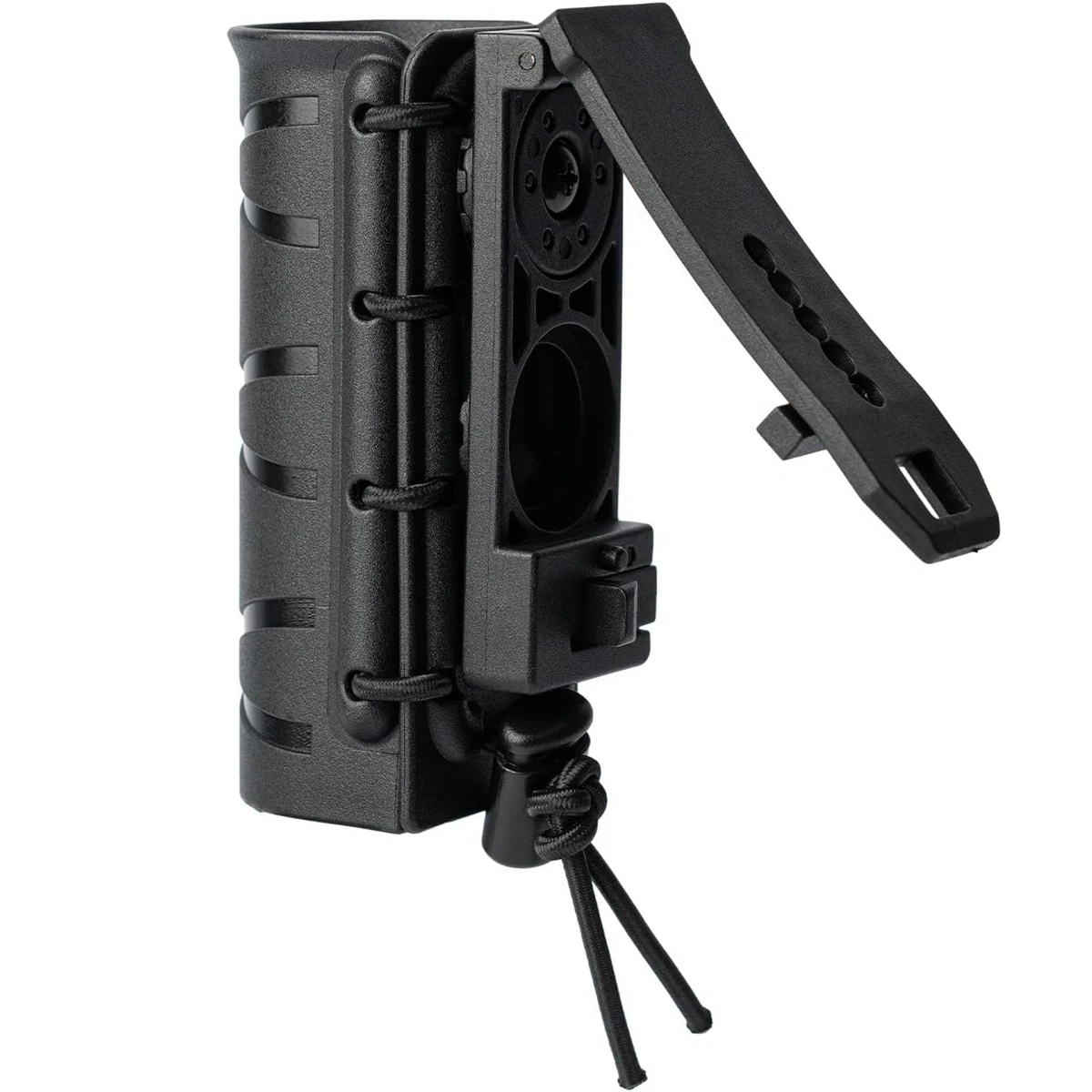 Funda de pulverización OC/Mace con tapa abierta para cinturón/chaleco de servicio, estuche de pulverización de pimiento de liberación rápida MK3/MK4, soporte para recipiente, funda portadora de polímero - imagen 5