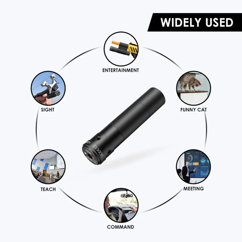 Mira láser táctica de punto rojo, colimador láser rojo para Rifle Glock, puntero láser para caza, batería incluida - imagen 4