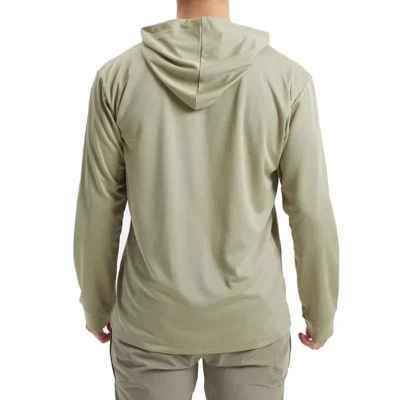 Camisas de camuflaje, camisa de caza, camiseta de manga larga con sombrilla, ropa de caza holgada de alta elasticidad, camiseta informal de pesca en la jungla para exteriores - imagen 3