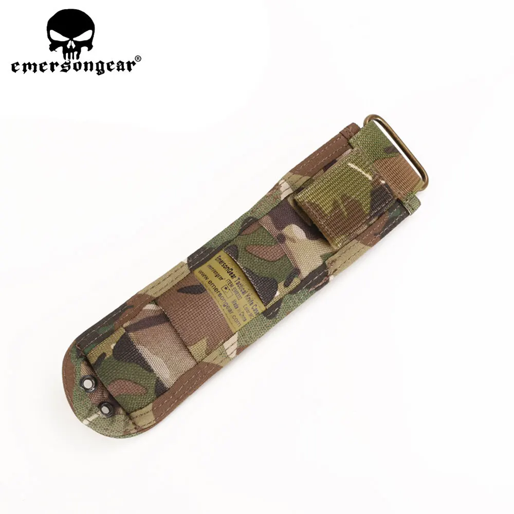Emersongear-funda para cuchillo táctico, bolsa MOLLE Oxford para caza Airsoft, supervivencia al aire libre con hebilla de bloqueo, herramienta plegable - imagen 2