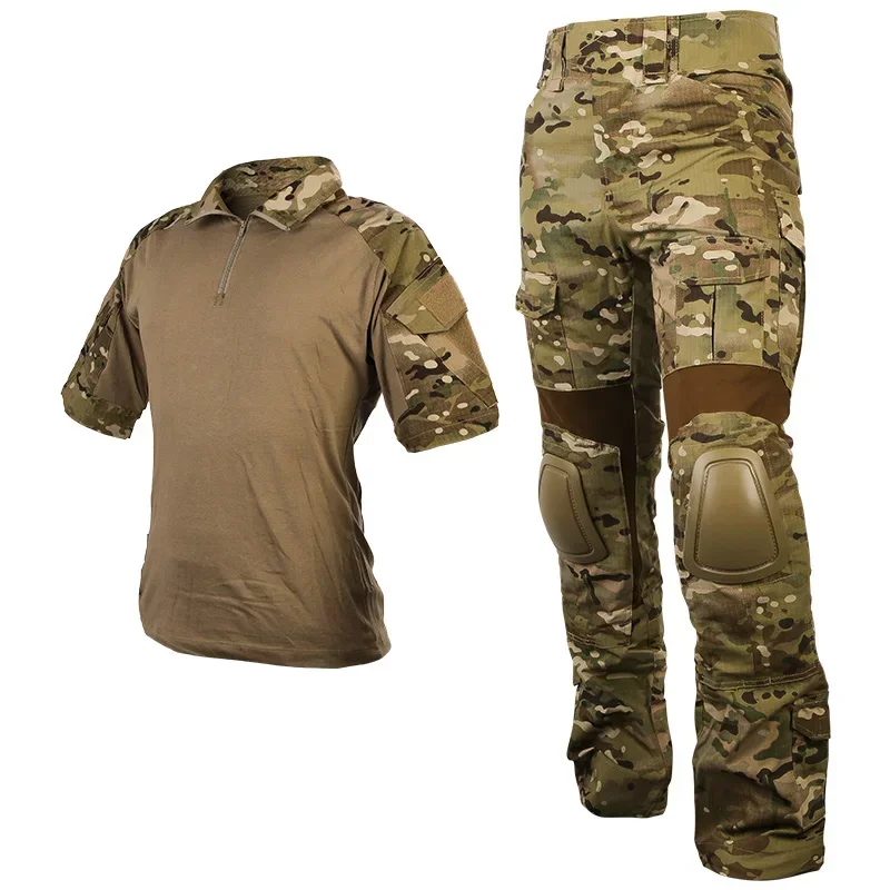 Emersongear versión de verano conjunto de combate uniforme ropa camisas tácticas pantalones trajes de entrenamiento Camping Airsoft MC EM6919 - imagen 4