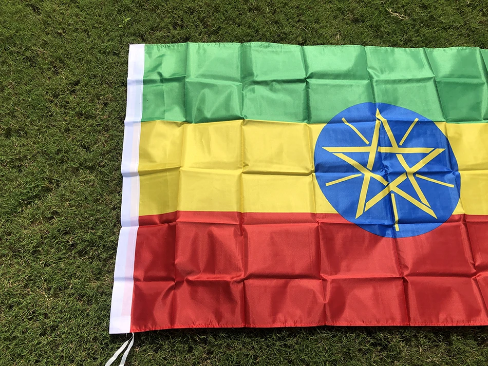 Bandera de Etiopía 90x150 cm – Poliéster para interior y exterior - imagen 3