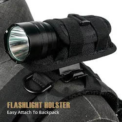 Funda táctica nailon giratoria 360° para cinturón