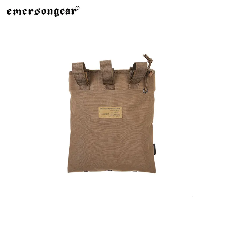 Emersongear-bolsa táctica de caída, bolsa de basura plegable, organizador de utilidad MOLLE, cinturones EDC, bolsillo para caza, Camping, combate, nailon EM6032 - imagen 4