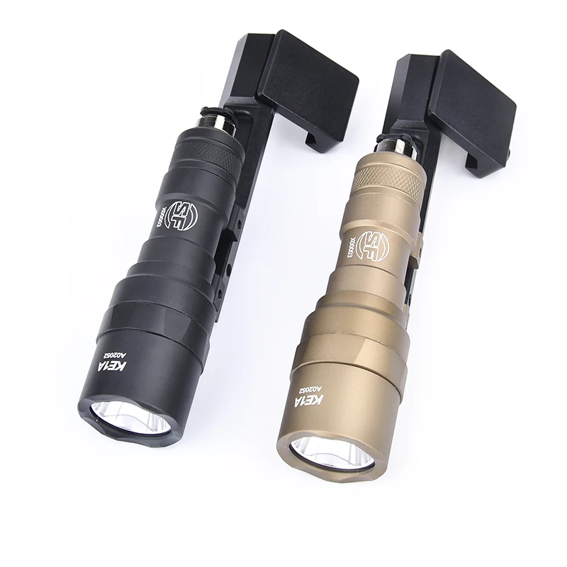 WADSN SF M300 M300C linterna 510 lúmenes luz blanca Base de montaje compensado de Metal compatible con riel Picatinny de 20MM accesorios Airsoft Scout - imagen 4