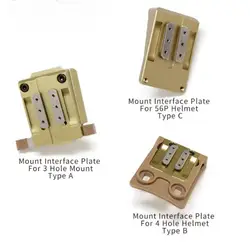 Montaje de gafas de visión nocturna GSGM con placa adaptadora