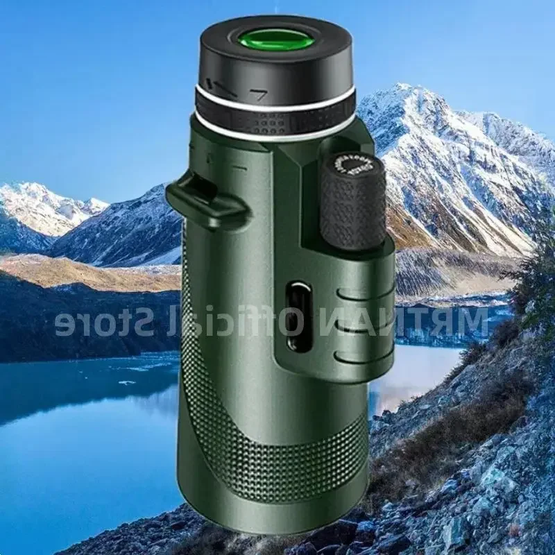 Monocular telescopio BAK4 largo alcance con trípode y clip móvil - imagen 2