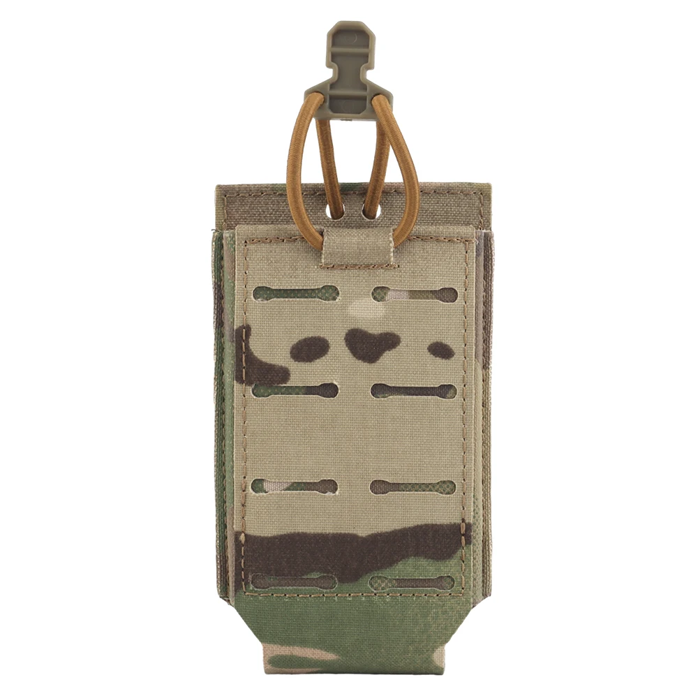 Bolsa táctica MOLLE para revistas multiusos de liberación rápida 5,56 M4 caza tiro Airsoft MAG bolsa de soporte equipo de cinturón portátil - imagen 2