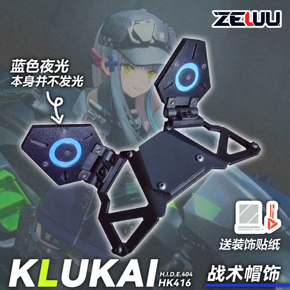 Diadema táctica plegable con orejas de gato, accesorio de cosplay de anime, accesorio de sombrero funcional para disfraz de estilo táctico - imagen 4