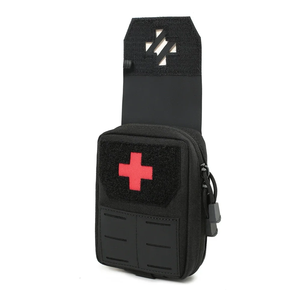 Bolsa médica táctica 1000D para deportes al aire libre, bolsa EMT impermeable para caza EDC Molle, soporte de cintura, revista de medicación de emergencia - imagen 5