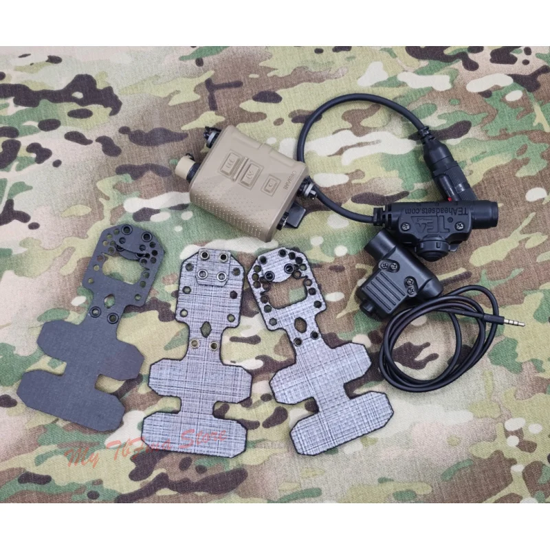 Chaleco táctico estilo AXL, placa de expansión de placa fija Universal MOLLE PTT para PTT V60/X50/U94v2/X50/talkie-talkie 152/148 - imagen 4