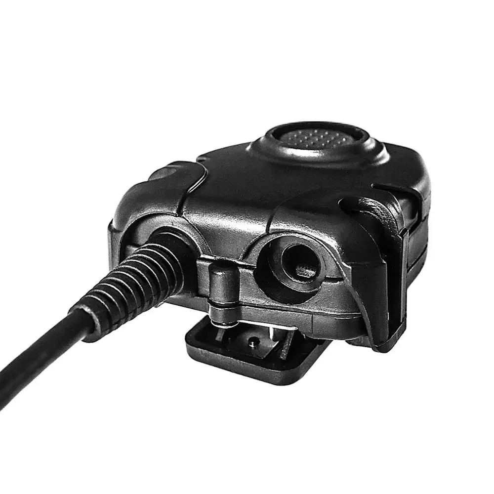 Walkie-talkie táctico PTT U94 PTT, adaptador de auriculares tácticos adecuado para Sordin, auriculares de disparo con reducción de ruido COMTA - imagen 5
