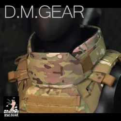 DMGear Protector de cuello táctico para chaleco y caza, cómodo