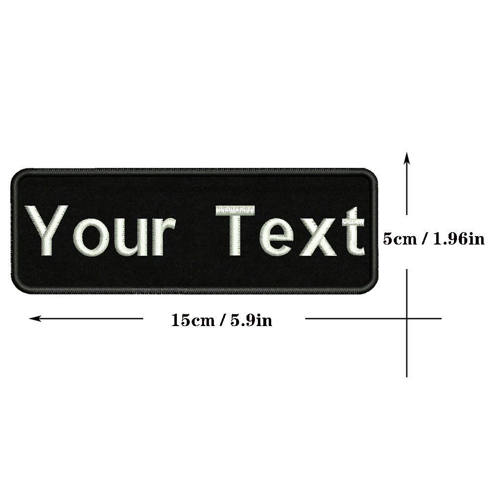 Parche personalizado con nombre y número, banda para el brazo, para chevrons, bordado, 15cm x 5cm, 1 unidad - imagen 4