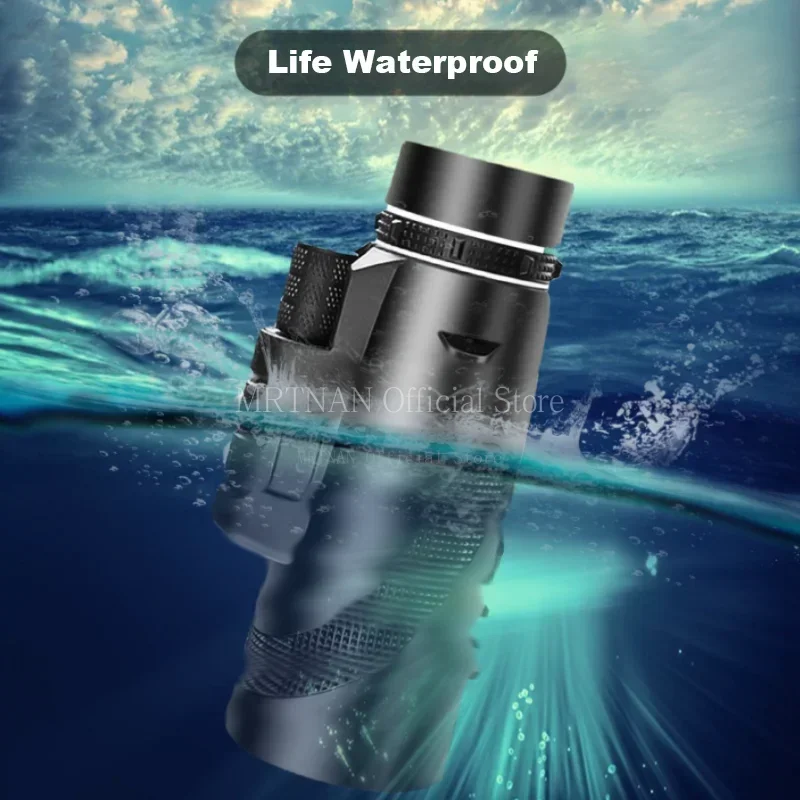 Telescopio portátil con Zoom HD de 5000M, plegable de larga distancia, Mini telescopio potente para caza, deportes, Camping al aire libre, Viajes - imagen 3