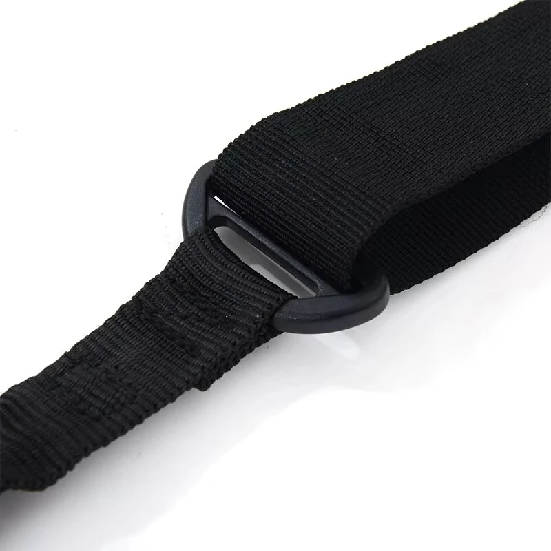 DIZETION Eslinga táctica de un solo punto Eslinga de nailon ajustable con soporte giratorio QD - 1 correa para rifle/escopeta de liberación rápida - imagen 3