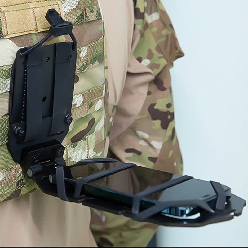 Kydex-chaleco táctico con sistema Molle, placa de navegación con rotación libre de 180 grados, resistente, anticolisión, IP/funda de teléfono, nuevo - imagen 4