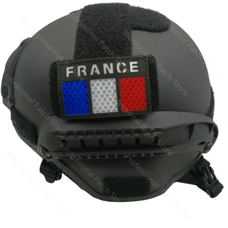 Parches bordados tácticos de la Legión Extranjero Francesa FR Francia, parche militar con gancho y bucle para accesorios de ropa, brazalete para mochila - imagen 4