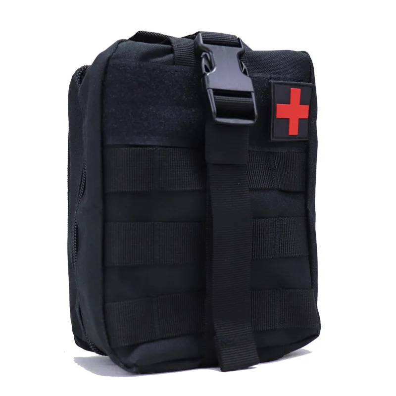 Botiquín de primeros auxilios para caza del ejército, Kit de combate de nailon 600D, riñonera Molle para exteriores, Kit deportivo con cojín de aire, Kit médico de montañismo - imagen 4