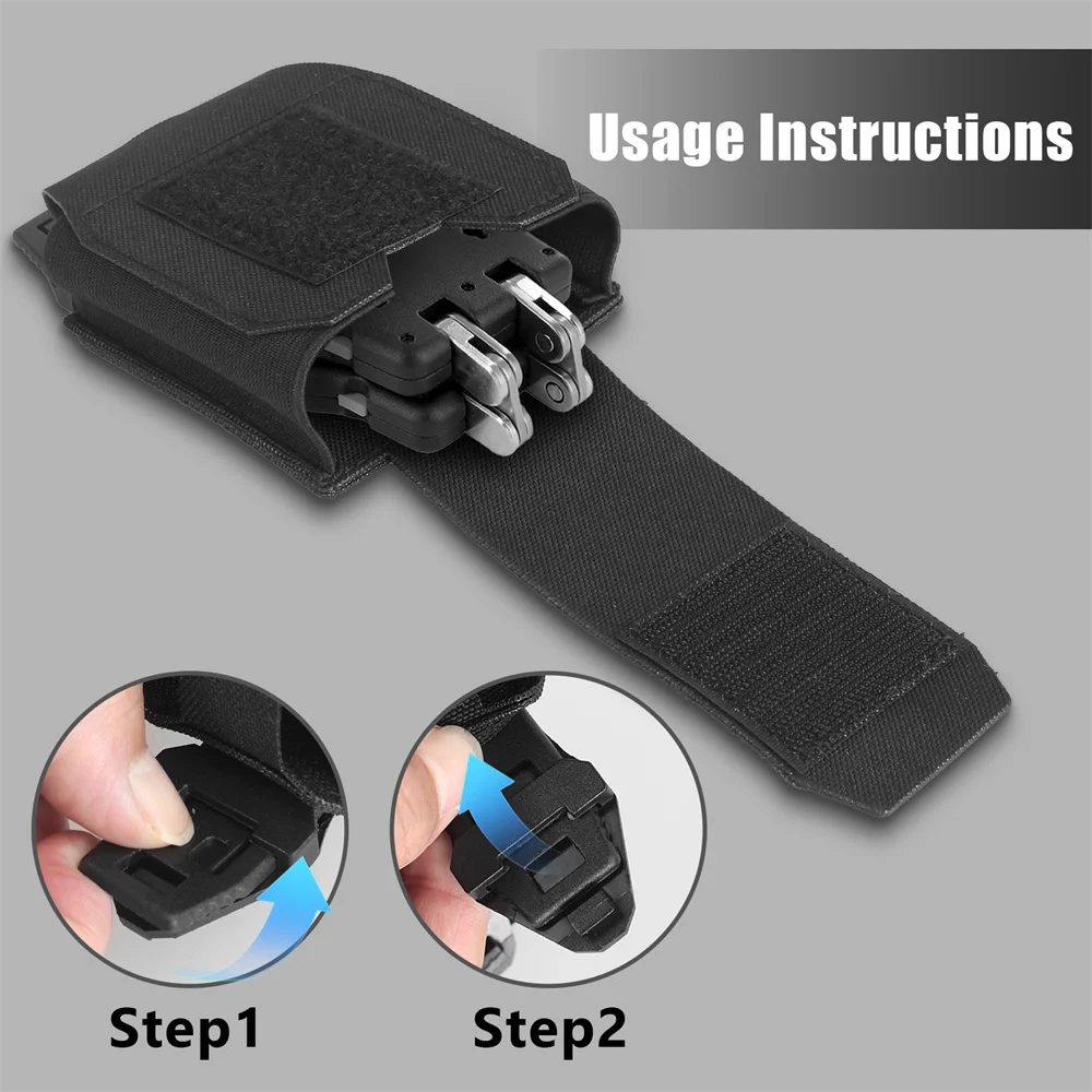 Funda portaesposas táctica MOLLE para chaleco o cinturón - imagen 5