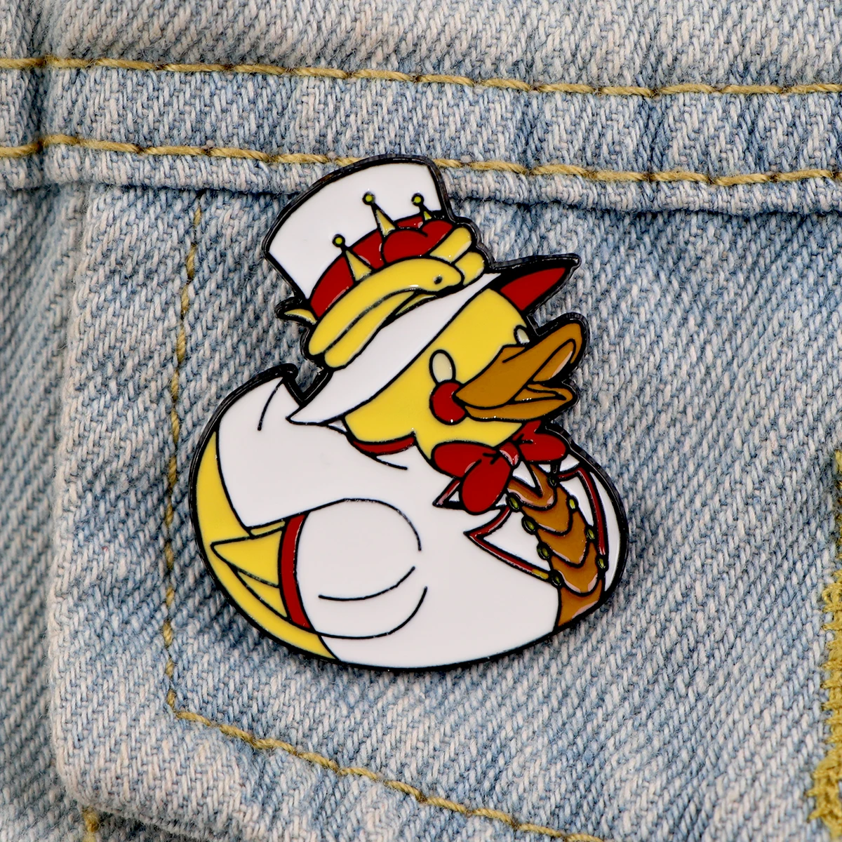 Insignias de pato divertidas para mujer, broches de esmalte de dibujos animados, alfileres de solapa para mochilas, joyería de moda, regalos de decoración de ropa - imagen 2