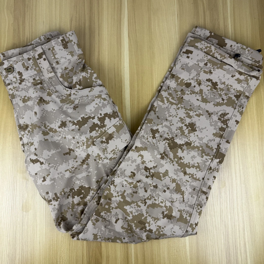 Pantalones tácticos de combate al aire libre de cáscara suave elástica de cuatro lados de cáscara naranja AOR1 - imagen 4