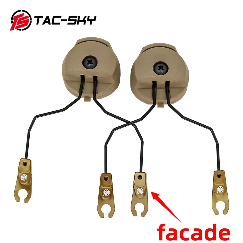 TS TAC-SKY casco táctico adaptador de riel de arco soporte de auriculares para auriculares de tiro táctico MSA SORDIN - imagen 3