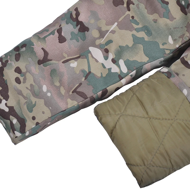 Pantalones Cargo térmicos impermeables para hombre, pantalones largos tácticos de forro polar grueso, elásticos, casuales, militares, SoftShell, cálidos, Invierno - imagen 4