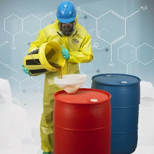 Ropa de protección Líquido químico peligroso Protección resistente a ácidos sulfuricos y álcalis Mono de trabajo químico de una pieza - imagen 3