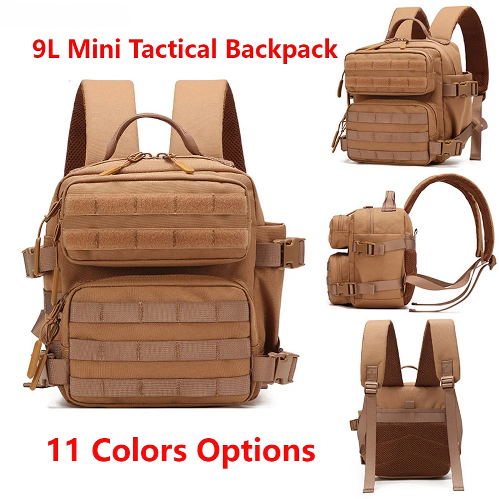 Mochila táctica MOLLE ripstop resistente para senderismo y acampada