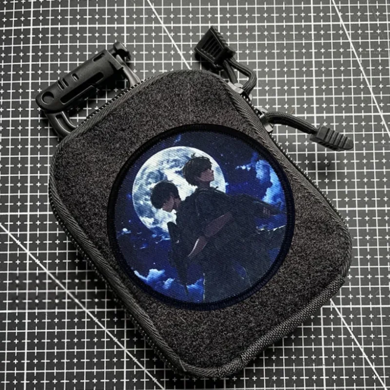 Parche táctico de Anime, insignia de moral militar, impresión de gancho y bucle, mochila, accesorios de decoración de ropa, pegatinas, brazalete - imagen 2